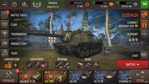 Battle Tanks: juegos de tanques de guerra